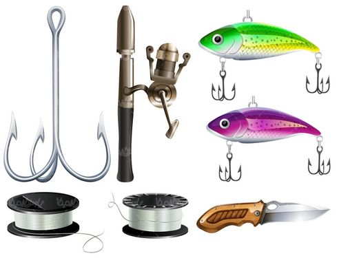 Fishing vector