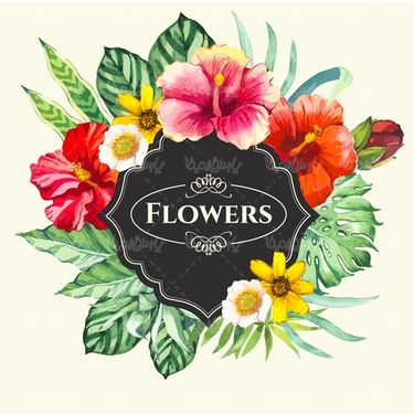 Flower Frame Vector
