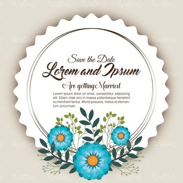 Flower Frame Vector