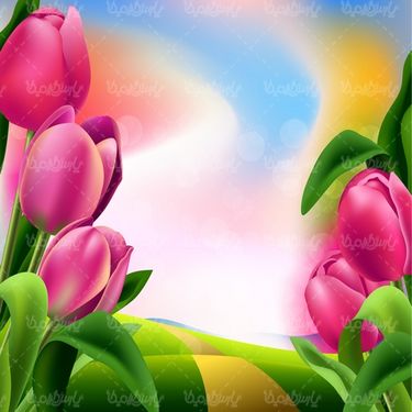 وکتور گل زیبا