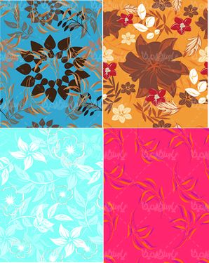 Vector flower wallpaper