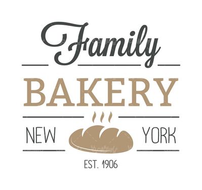 Bakery logo vector