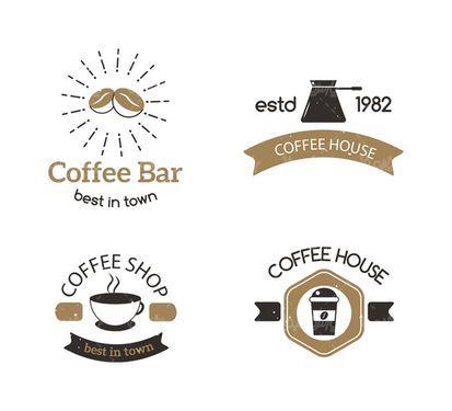 Vector coffee logo