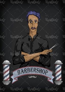 Hairdressing vector