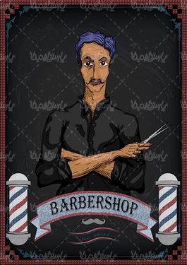 Hairdressing vector