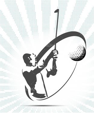 Golf logo vector
