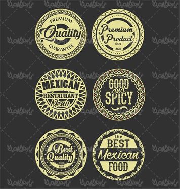 Vector Label Coffee