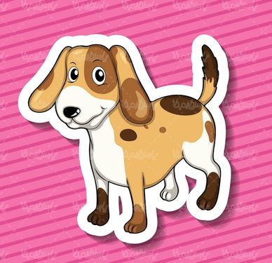 Vector dog
