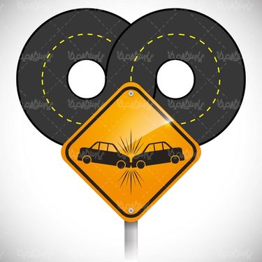 Vector traffic signs
