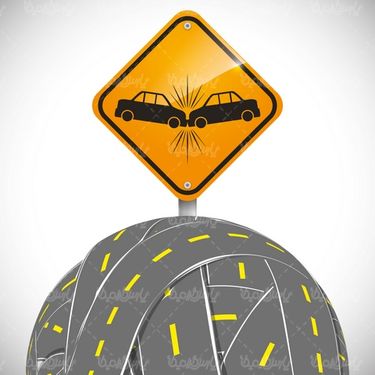 Vector traffic signs