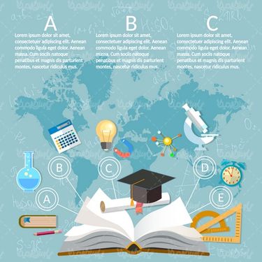 وکتور اینفوگرافی آموزش
