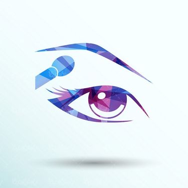 وکتور آرایش چشم