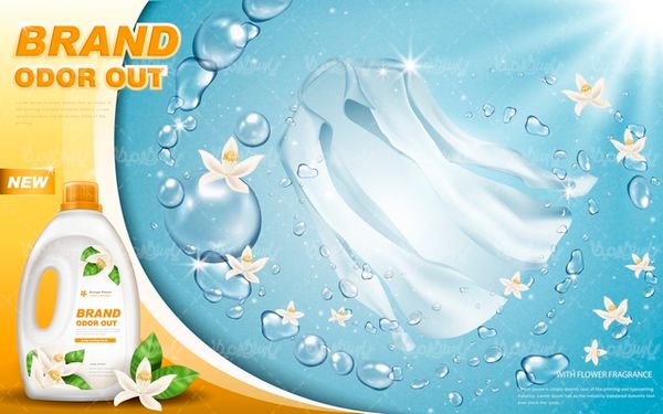 وکتور مایع لباسشویی