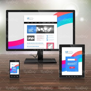 وکتور صفحه نمایش