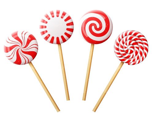 Wooden candy vector