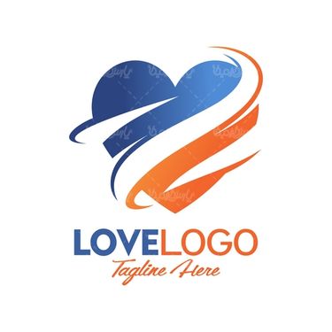 Heart logo vector