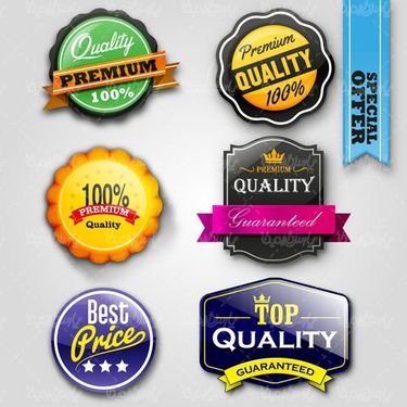 Graphic label vector