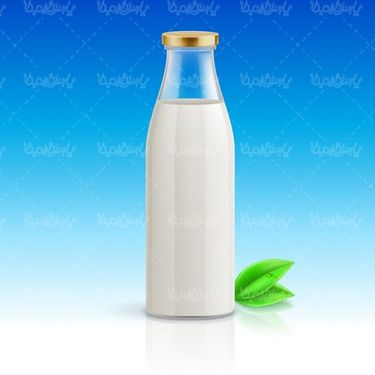 وکتور شیشه شیر