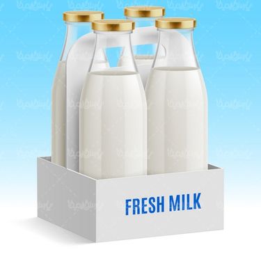 وکتور شیشه شیر