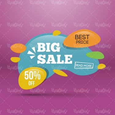 وکتور برچسب فروش