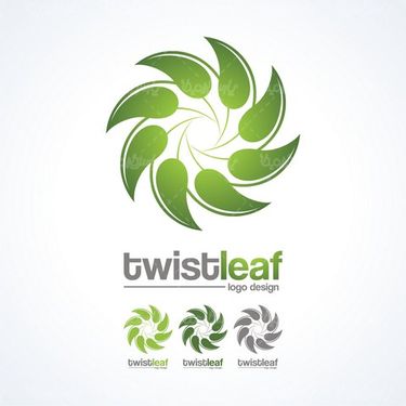 Vector logo leaf