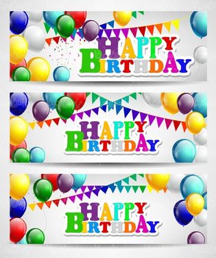 Birthday theme vector