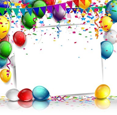 Birthday theme vector