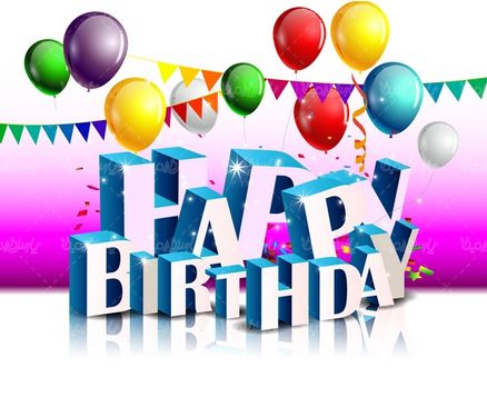 Birthday theme vector