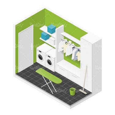 Interior design vector