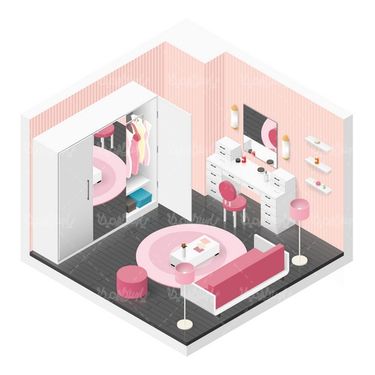 Interior design vector