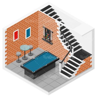 Interior design vector