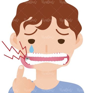 وکتور درد آفت دهان