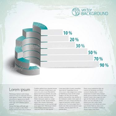 وکتور اینفوگرافی نمودار