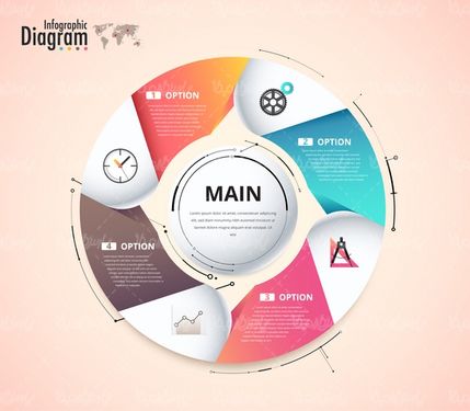 Infographic vector