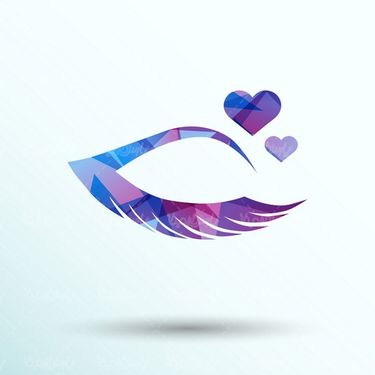 وکتور آرایش چشم