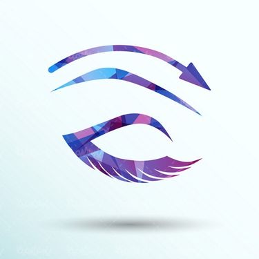 وکتور آرایش چشم