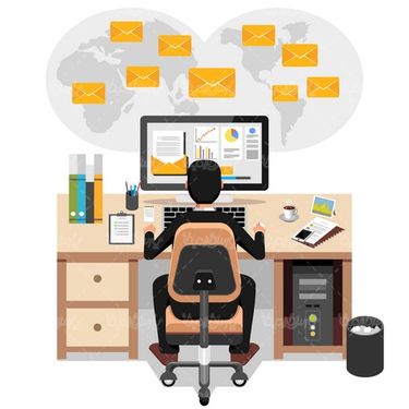 وکتور میز کار