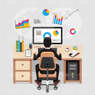 وکتور میز کار