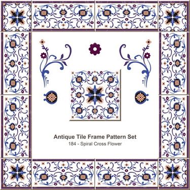 وکتور پس زمینه کاشی