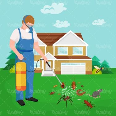 وکتور از بین بردن حشرات