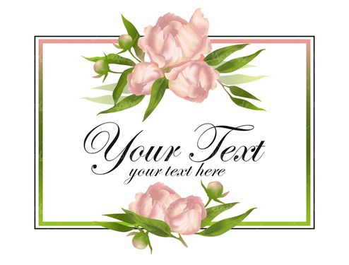 وکتور فریم گل