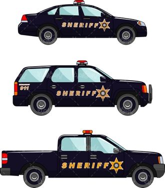Police car vector