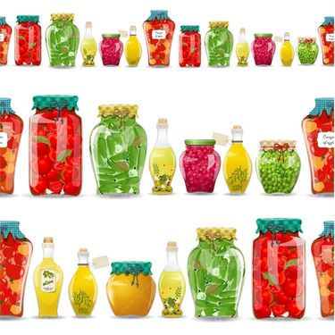Food Vector Glass