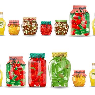 Food Vector Glass