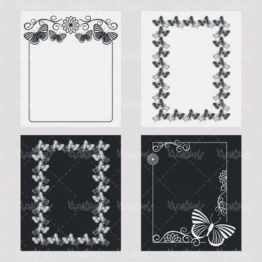 Flower Frame Vector