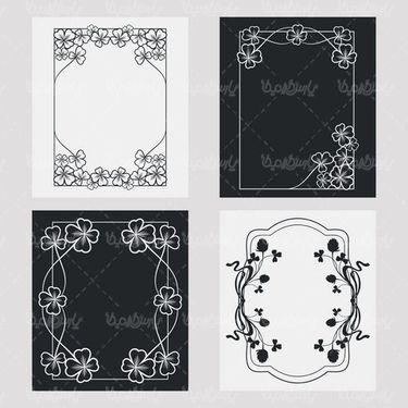 Flower Frame Vector