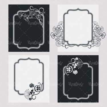 Flower Frame Vector