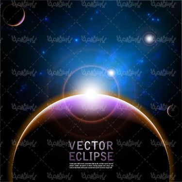 Vector background light effect