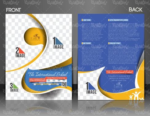 وکتور طرح بروشور