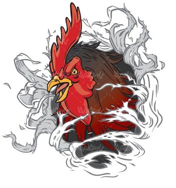 Vector Rooster